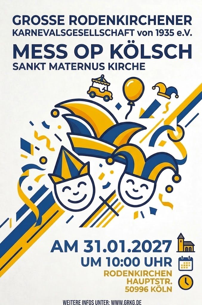 Plakat: Mess op Kölsch